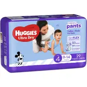 Huggies Nappy Pants Toddler Girl Size 4 29 Pack