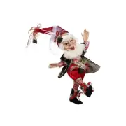 Mark Roberts Christmas 2024 Coal Stocking Elf, Small - 10 Inches