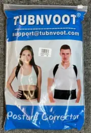 TUBNVOOT Back Brace Posture Corrector Unisex Size Medium