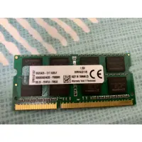 在飛比找蝦皮購物優惠-Kingston DDR3L 1600 8G 金士頓 兩隻一