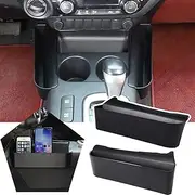 HAPPYHORSE Gear Shift Storage Box Organizer Compatible with Toyot@ Hilux 2015-2022 Car Center Console Gear Shift Side Organizer Tray Storage Box ABS Accessories (Left and Right)