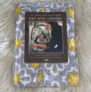 JJ Cole Car Seat Canopy - lemon posey