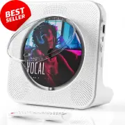 Bluetooth CD Player with Hi-Fi Speakers LED Display, FM Radio, USB/AUX, Remote C