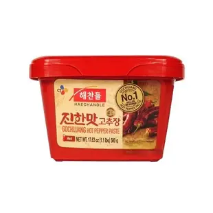 健康本味 韓國CJ韓式辣椒醬500g[KR710760] 韓式 料理醬 烤肉沾醬 拌麵醬 拌飯 料理 韓國廚房