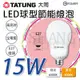 TATUNG 大同 LED球型節能燈泡【15W】節能球型燈泡 15W E27燈頭 省電燈泡 全電壓 球型 龍珠