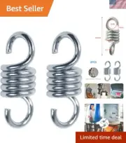2 Heavy Duty Spring Hooks for Hammock Chair & Porch Swing - 1000LBS Capacity