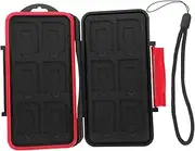 WATIIFUFU Memory Card Holder Portable Storage Case for Cards Shockproof Design with Access Multi Functional Organizer for Easy Data Protection