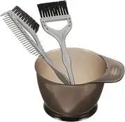 VICASKY 1 Set Hair Coloring Bowl Durable Mixing Bowl and Brush for Home and Salon Use for Hair Dyeing Tinting and Highlighting Tool for Easy Application