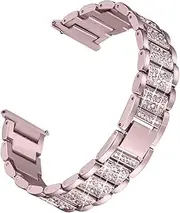 OSALADI Watch Strap Bangles Bracelets Watch Bands Smartwatch for Women for Women Relojes Inteligentes para Mujer Dimond Watch Watchband Pink