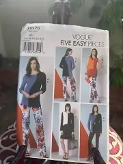 Vogue Ladies Top, Dress and Pants Pattern 9175 Uncut Sizes 14-22