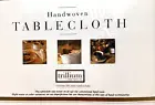Handwoven Tablecloth Crocus Purple 55"x55" Square Trillium Design India New
