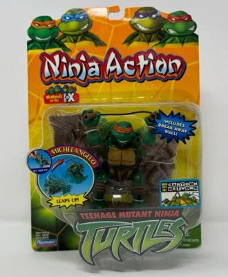 Teenage Mutant Ninja Michelangelo Playmates Action Figure TMNT 2004 Sealed