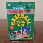 1993 Fleer Baseball Final Edition Update Factory Sealed Set *10 Diamond Tribute