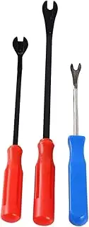 CHUANFENG 3PCS/Set Clip Plier Set Fastener Remover Combo Repair Kit Buckle Plastic Car Door Nail Puller Trim Panels Clip