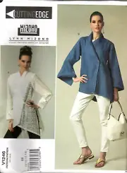 Vogue V1246 Misses 8 to 14 Designer Lynn Mizono Shirt Uncut Sewing Pattern