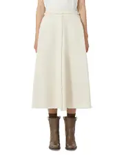 Weekend Max Mara Alvaro Fringe Trim Midi Skirt