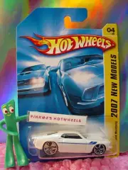 2007 #04 NM Hot Wheels '69 FORD MUSTANG #4 ☆ white;blue; oh5 ☆ New Models