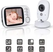 3.2" Wireless Video Baby Monitor Mother Kids Two-way Audio Baby Security Camera