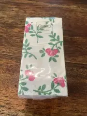 Unopened Pink Rose Sealed Modern Caspari Pocket/Purse Tissue