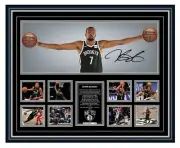 KEVIN DURANT WINGS BROOKLYN NETS SIGNED PHOTO FRAMED LIMITED EDITION MEMORABILIA