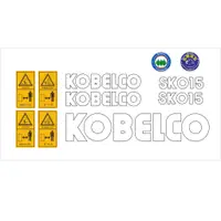 在飛比找蝦皮購物優惠-挖土機貼紙 KOBELCO SK015