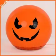 Ikea KUSTFYR LED Table Lamp w/Bulb, Halloween Pumpkin Round Lamp, Orange, NEW