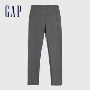 Gap 女裝 鬆緊運動褲-深灰色(841581)