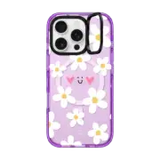 iPhone 16 Pro Impact Ring Stand Case MagSafe Compatible Uglie Mug Bloom