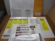 Werner LFS100 FG Stepladder Safety Labels Stickers & Location Instructions