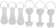 [VERDANVERSE] Versatile Shopping Cart Trolley Tokens Keychain Key Ring Pendant Store Trolley Holder