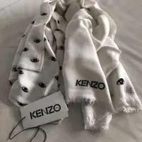 在飛比找旋轉拍賣優惠-Kenzo 眼睛圍巾