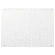 White Pegboard 76x56cm – Heavy-Duty Versatile Storage for Workshop, Garage, Home