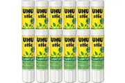 12 Pack UHU ReNature Glue Stick 40G Sticks Plant Based Bulk
