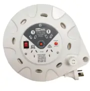 CordTech 10m 4 Socket Home And Office Cassette Reel