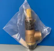 Cash Valve C776BDCDK01-KM Safety Relief Valve,MNPT, FNPT, 1/2" in 3/4" Outlet