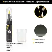 Touch Up Paint For Audi All Models D6V Onyx With Polish Paste
