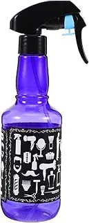minkissy 2pcs Empty Hair Spray Bottles Hair Spritz Bottle Salon Spray Bottle Stylist Spray Bottle Hair Mist Bottle Curly Hair Spray Bottle Barber Tool Hair Salon Supplies Purple Square