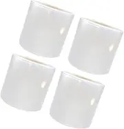 TEHAUX High Performance Stretch Shrink Film Wrap for Pallets Boxes Suitcases 5x14000cm 4pcs Roll