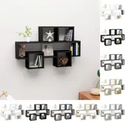 Car-shaped Wall Shelf Storage Display Multi Colours Engineered Wood vidaXL