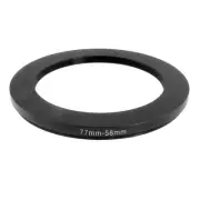 77mm-58mm 77mm to 58mm 77 - 58mm Step Down Ring Filter Adapter for Camera Lens