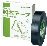 Nichiban BK-35506 Binding Tape, 1.4 inches (35 mm) x 166.4 ft (50 m) Roll, Commercial Use, Black