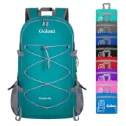 Hiking Backpack Bag,40L Ultra Lightweight Packable Lake Water Blue