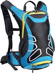 zolyet ycle Backpack 15L MTB Mountain Bike Water Bag Nylon Cycling Hiking Camping Running Hydration Men's Women Backpack Blue one Size