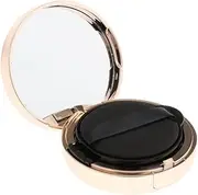 F Fityle Glittering Pink Empty Air Cushion Puff Case Makeup Foundation Box W/Mirror