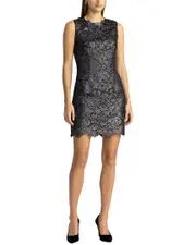 Zac Posen Floral Lace Mini Dress