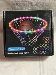 NIB 16+1 LED Light UP Basketball Rim Light With Wireless Remote