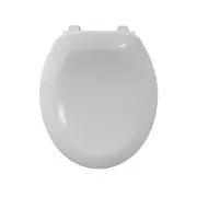 Haron Soft Close White Polypropylene Toilet Seat