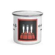 Orbital 120mm HE Barrage Stratagem 12oz Enamel Mug