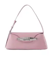Elleme Eva Embellished Hobo Bag One size Pink