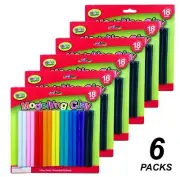 BULK 108 Pieces Modelling Clay Non Toxic Multi Coloured Kids Play Creativity